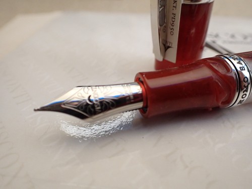 Visconti Homo Sapiens Chiantishire Crystal LE fountain pen 23kt Pd M nib MIB..AW - Foto 3 di 12