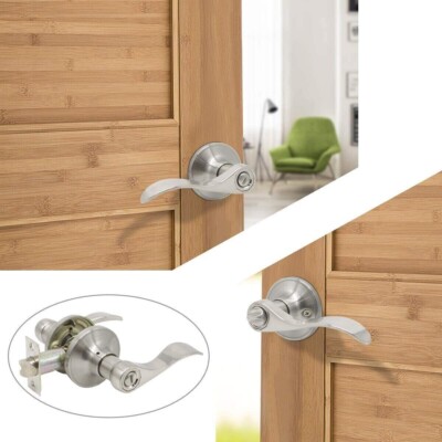 6 Pack Probrico Door Lever Privacy Door Lock Doorknobs Handle Hardware 6 Pack Probrico Door Lever Privacy Door Lock Doorknobs Handle Hardware