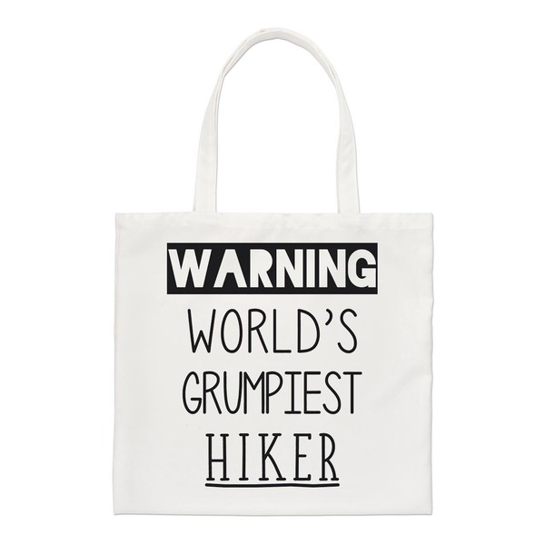 Achtung Weltweit Grumpiest Hiker Regular Tragetasche Wandern Geburtstag Lustig-image