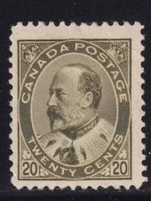 Canada 1903 SG 186 MLH VF / CAT VALUE $300