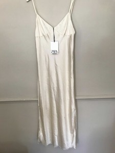 zara yellow strappy dress