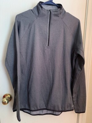 Avia gray pullover Sweater front zipper sz L (12-14)