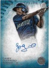 2015 Bowman Inception GABBY GUERRERO Auto Blue /150