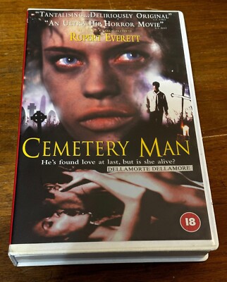 Cemetery Man (PAL) VHS Tape Used Amsterdam International Release Rupert Everett