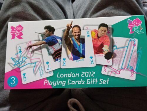 2012 Olympic London - Playing Cards Gift Set - 3 Different Packs - New - Picture 1 of 6