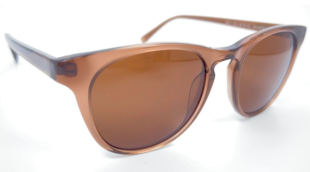 Warby Parker Bell 261 Clear Brown Eyeglasses Sunglasses Dark Brown 