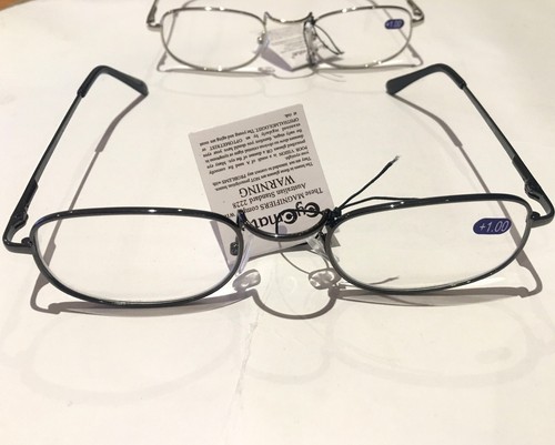 4 Pairs Adults Unisex Mens Australian Standard Metal Reading Glasses +1.0~+4.0 - Picture 4 of 8