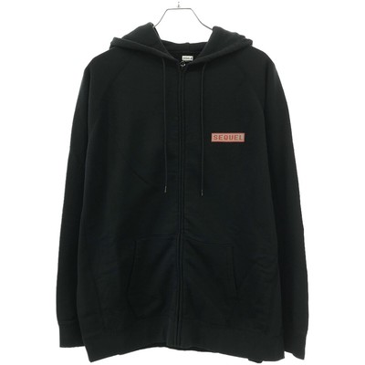 SEQUEL 23SS TEAM ZIP HOODIE Up Black XL Used MESC-0 | eBay 