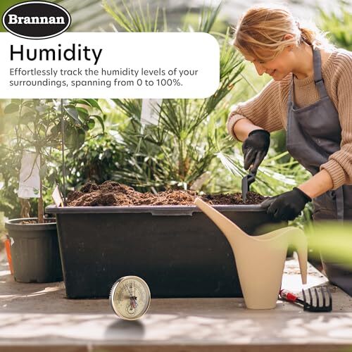 Max Min Thermometer and Hygrometer - Ideal Greenhouse Thermometer and ...