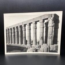 Vintage Photograph Luxor Colonnade Egypt 7x9" Galifi Crupi Studio