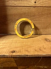 Vintage Glass Ashtray With Attached Metal Top With Epoxy Inlay