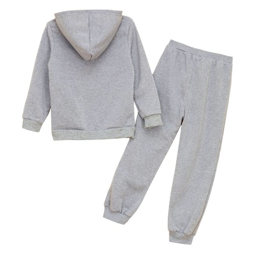 Girl Outfit Fleece Set Exercising Sweatshirt And Jogger Sweatpants Warm Hoodie - Picture 57 of 71