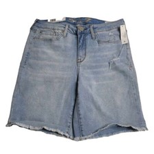 NWT Seven7 Sunset Bermuda Fray Hem Women's Shorts 10