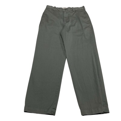 Gap Clean Cut | Gray/Green Straight Leg Chino Pants | Men s Size 31/30