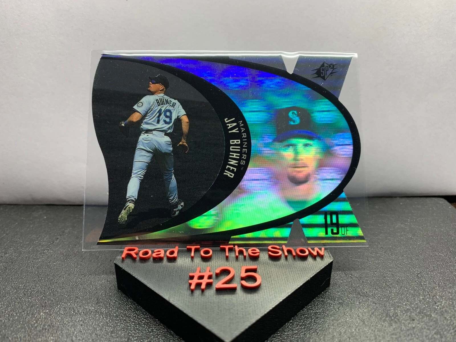 Jay Buhner 1997 Upper Deck SPX Silver Hologram Die Cut #SPX44 Mariners