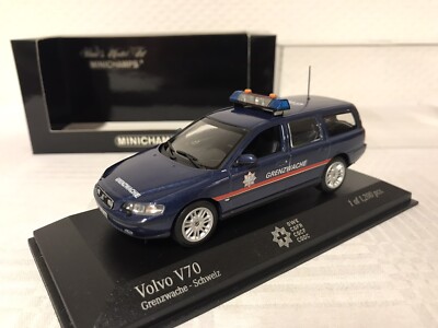 Minichamps 1:43 Volvo V70 V 70 Grenzwache Schweiz 1/1.200 Rarität