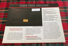 ADCOM GFA FAMILY POWER AMPLIFIERS ORIGINAL PROMOTIONAL PRODUCT LEAFLET AD M923x