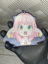 Spy X Family Anya Forger 3D Lenticular Motion Car Sticker Decal Peeker