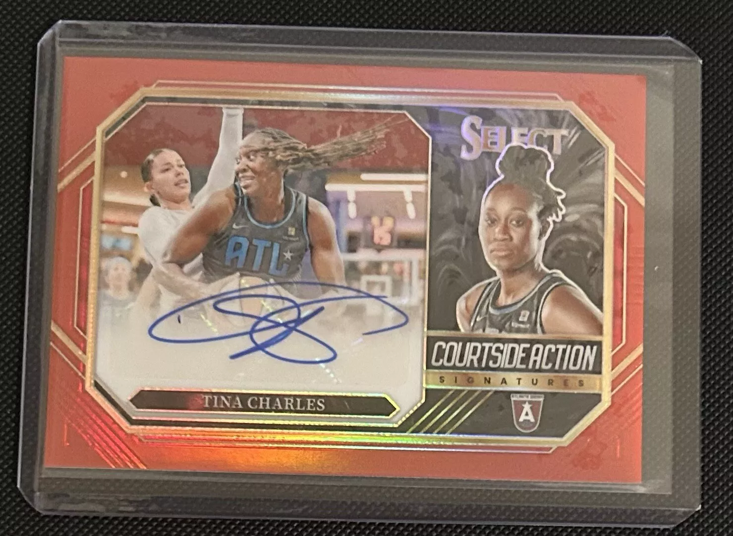 Tina Charles trading card