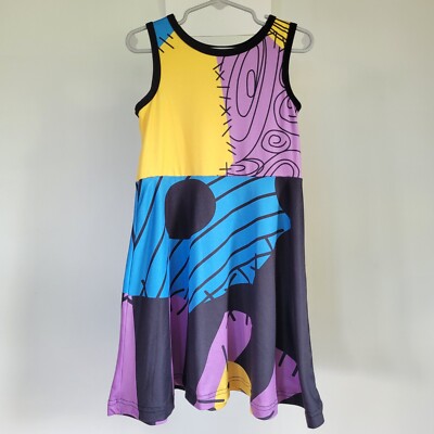 Sally Nightmare Before Christmas Girls Dress Sz Sleeveless