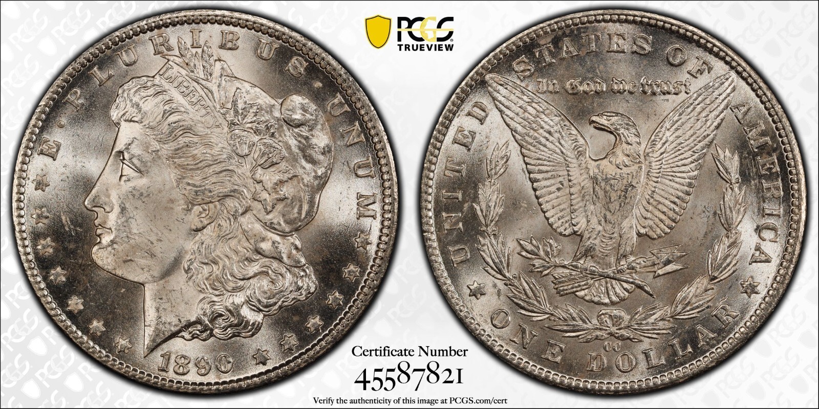 1890-CC $1 MS63 PCGS