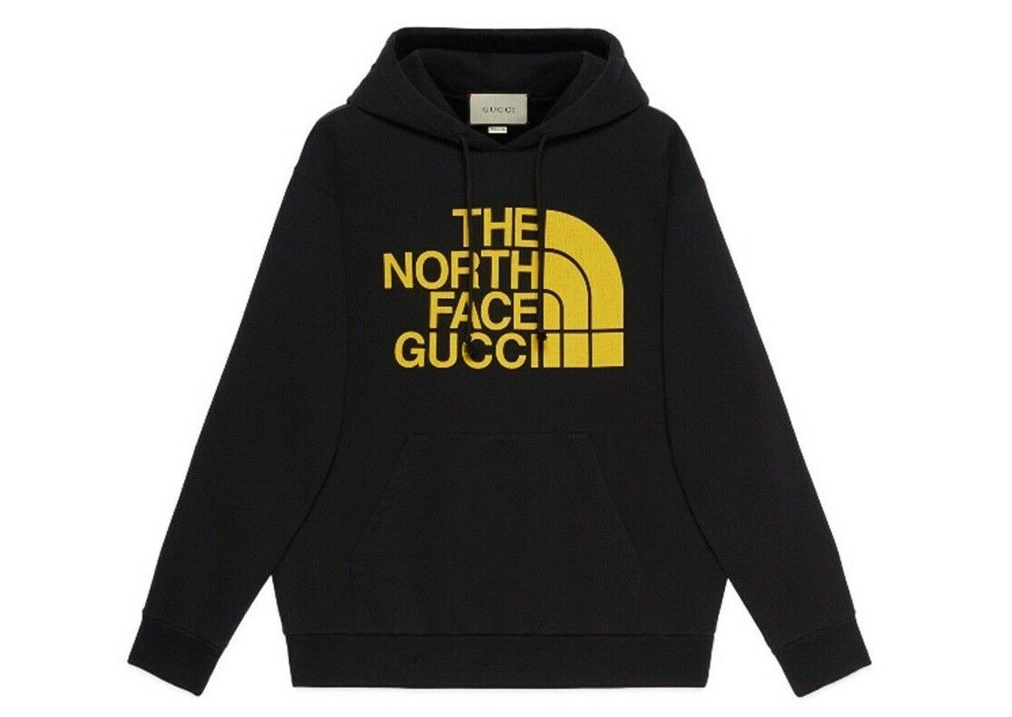 BRAND NEW GUCCI X THE NORTH FACE SWEATSHIRT HOODIE BLACK L BRAND NEW GUCCI X THE NORTH FACE SWEATSHIRT HOODIE BLACK L