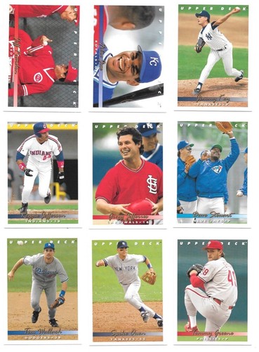 1993 Upper Deck Baseball Series I & II Trading Cards / Choose #s 501-750 / mb24 - Picture 6 of 191