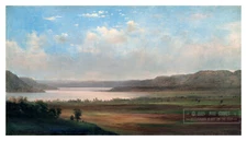 View Lake Pepin Minnesota (1862) Robert Duncanson * Frame Worthy Art * Landscape