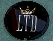 1967 68 Ford Ltd Nos Roof Ornament Emblem Inserts Genuine Pair