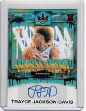 2023-24 Panini Court Kings Fresh Paint TRAYCE JACKSON-DAVIS Auto RC Red 88/99