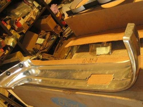 NOS 1971 Mercury Monterey,Marquis passenger front seat side chrome shield - Picture 2 of 5
