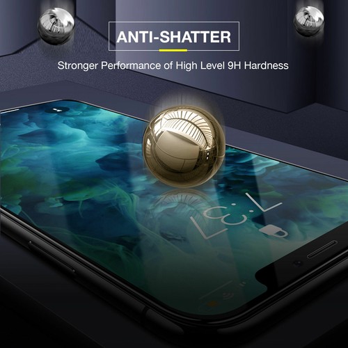 Für iPhone 16 15 14 Pro 13 12 11 Pro XR SE Hartglas Full Screen Schutzfolie - Bild 6 von 30