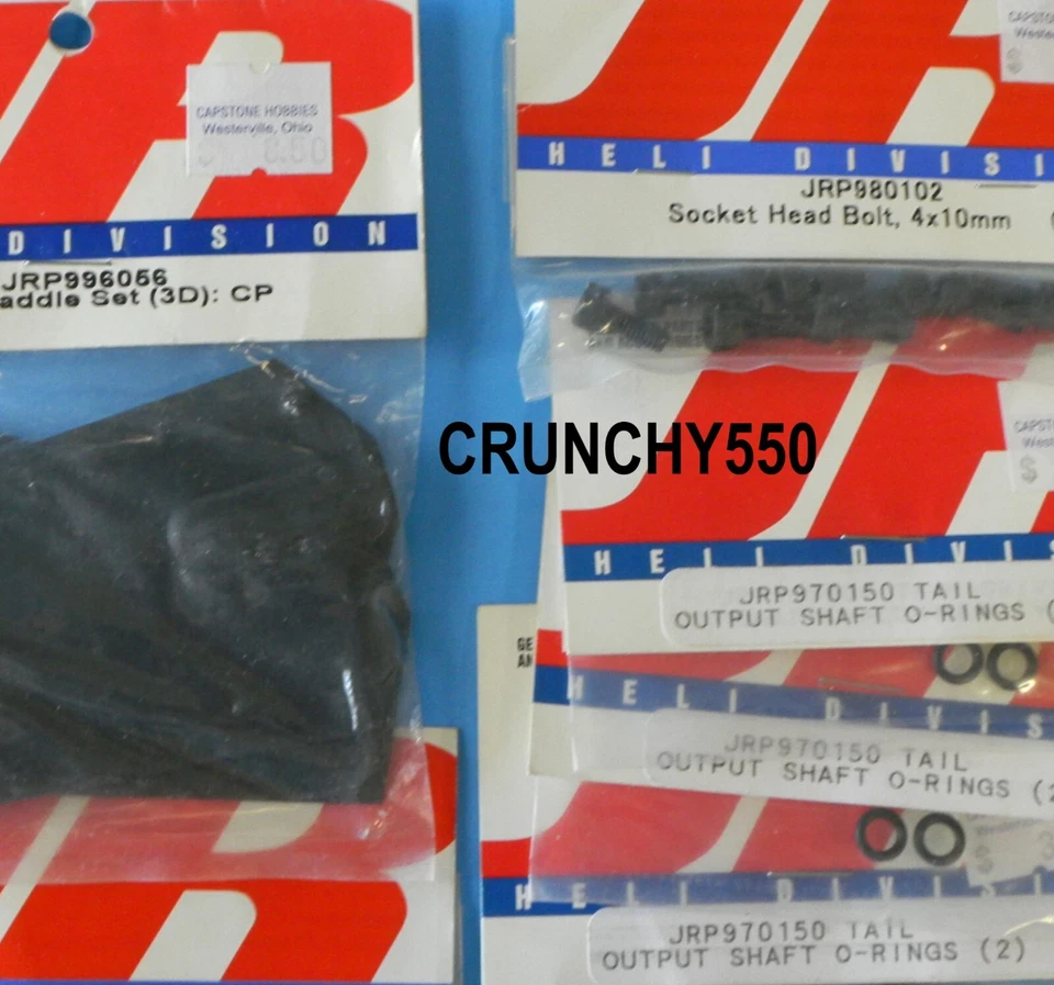 JR Helicopter JRP996056 Flybar Paddle Set (3D) Venture 30/50 Main Rotor Hub LOT - Image 3 of 3