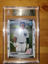 BGS 10 JASSON DOMINGUEZ 1st 2020 Bowman Chrome Yankees Rookie Card RC PRISTINE