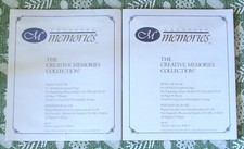 2 pkgs Creative Memories 8x10 White ruled Scrapbook Pages 10 pages 5 sheets
