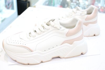 Dolce & Gabbana Daymaster White And Pink Sneakers Size 38 | eBay
