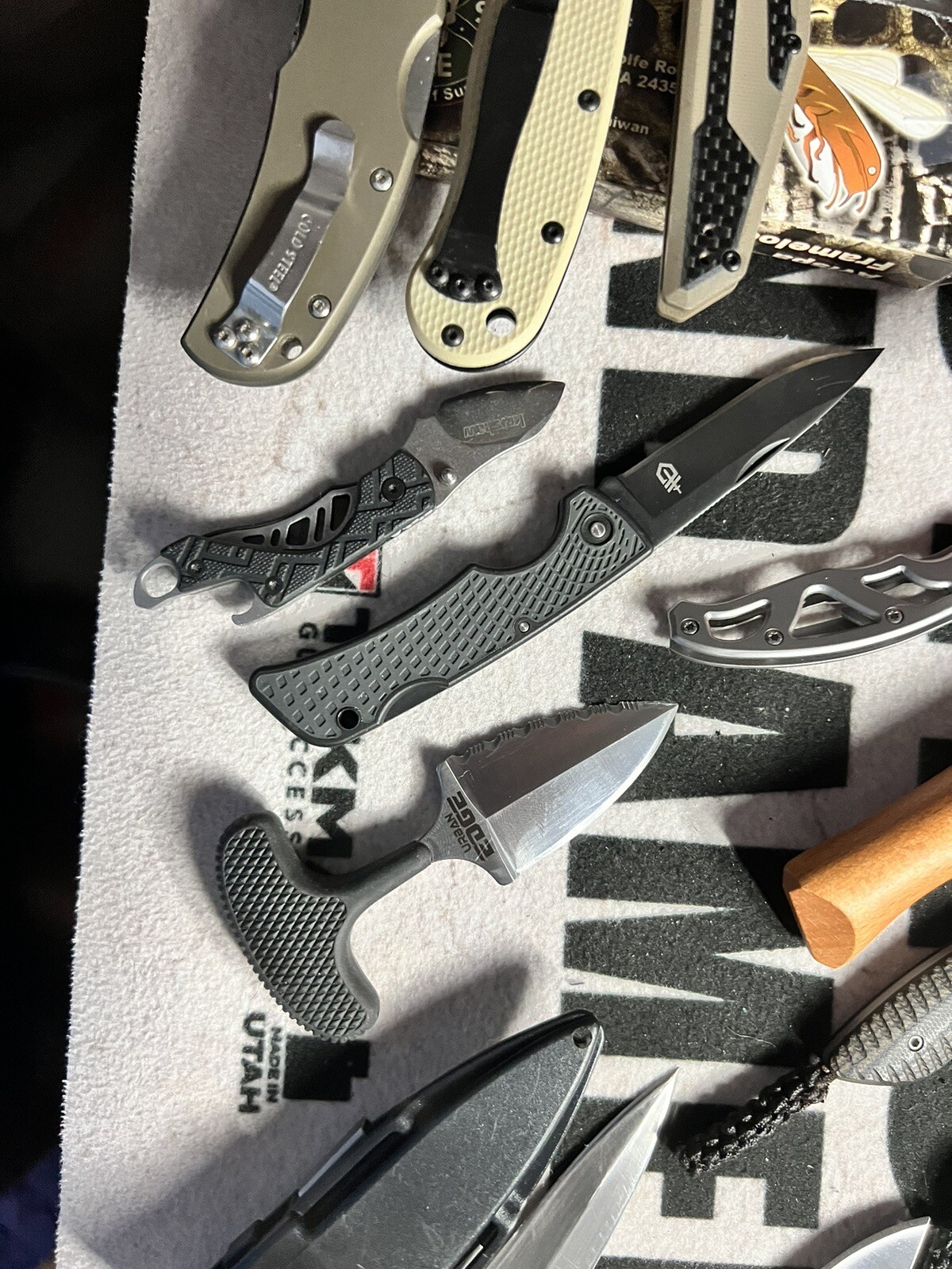 Spyderco ESEE Gerber Kershaw Cold Steel Lot!!!! Knives!!!! Knife Lot