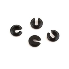 NEW STRC CNC Machined Brass Lower Shock Spring Retainers Black for TRX-4M