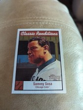 2001 TOPPS HERITAGE CLASSIC RENDITIONS # CR4 SAMMY SOSA , CHICAGO CUBS 