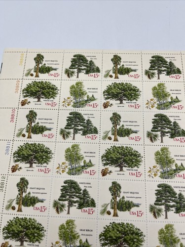 Scott #1764 - 67 American Trees 15 Cent Full Mint Sheet of 40 MNH OG - Picture 6 of 11