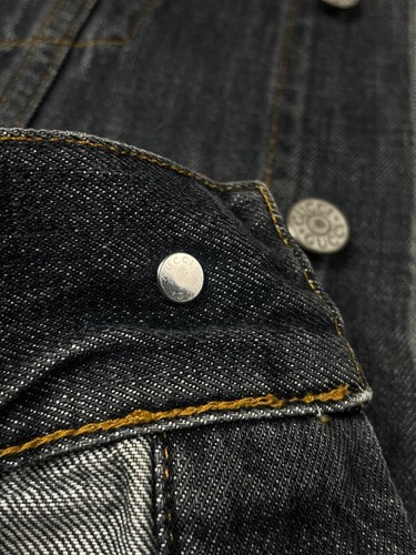 GUCCI G Jean Denim Jacket Mens 50 M Dark Blue Made in Italy - Picture 8 of 12