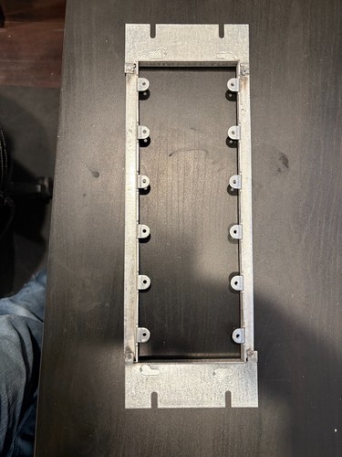 6 Gang 1/2" Raised Mud Ring - Picture 2 of 2