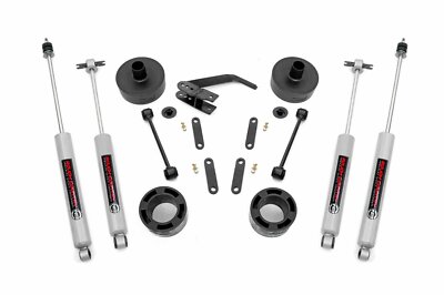 Rough Country 2.5in Premium Suspension Lift Kit For Jeep 07-18 Wrangler JK