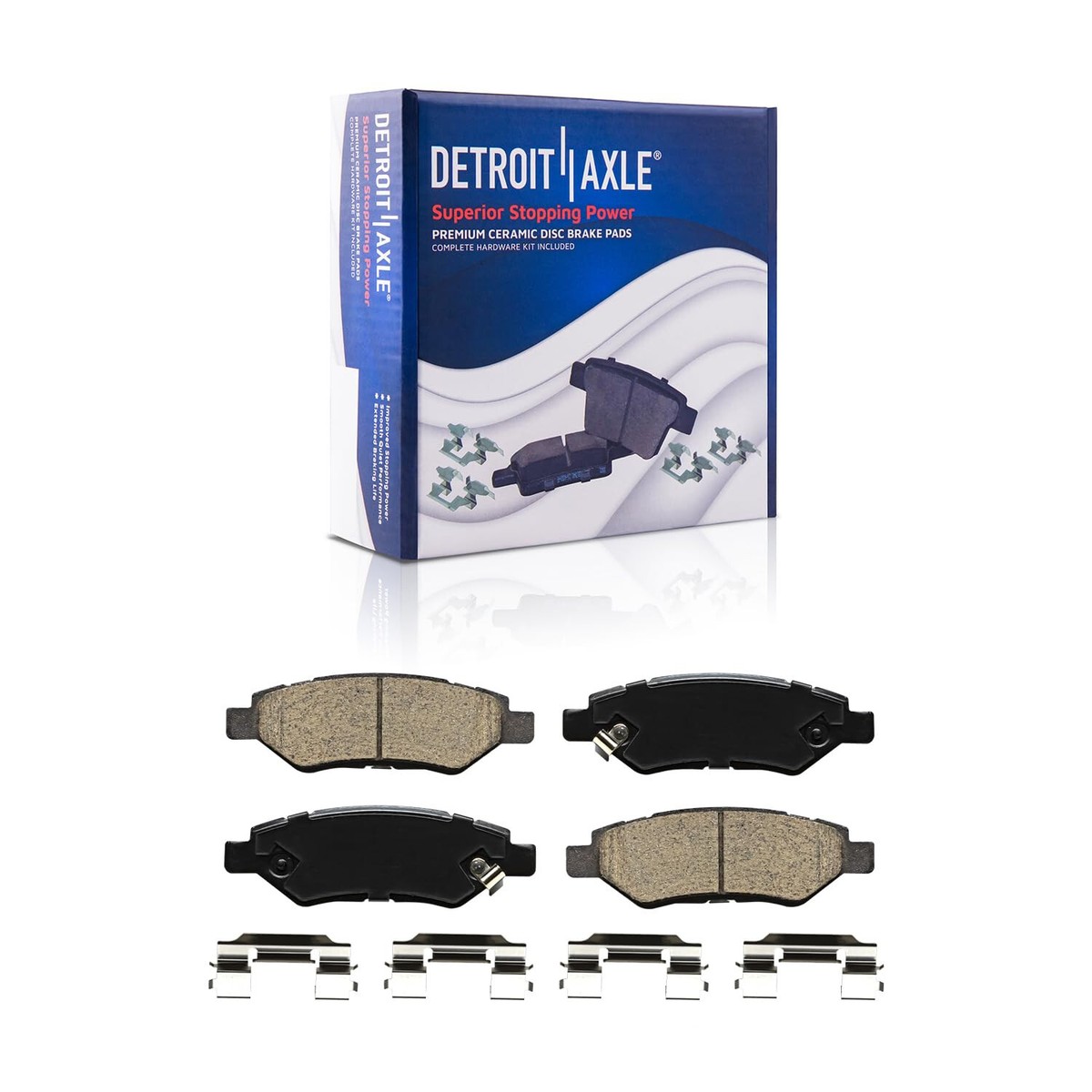 Front Brake Rotors & Ceramic Pads Kit For 2010-2015 Chevy Camaro - 12.64'' Rotors, 5-Lug, Vented, 10 Year Warranty