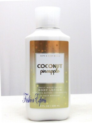 BATH & BODY WORKS COCONUT PINEAPPLE BODY LOTION 8 FL OZ
