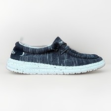 Hey Dude Wally Black Youth Size YT3 Black Shoes