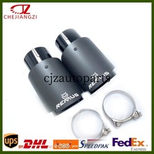 7689101114mm Out Remus Matte Black Carbon Fiber Exhaust Universal Tailpipe