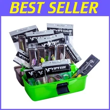303PCS Fishing Lures Tackle Box Bass Trout Walleye Kit