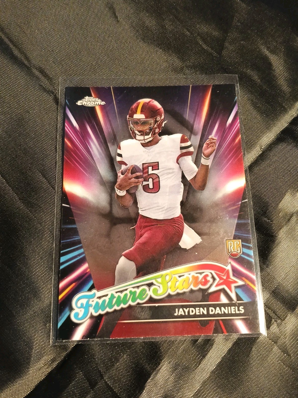 topps 2024 chrome future stars jayden daniels #FS-2 washington commanders rc