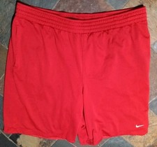 Vintage Nike Shorts Mens Large Basketball Gym 90s Mesh Swoosh Logo No Drawstring